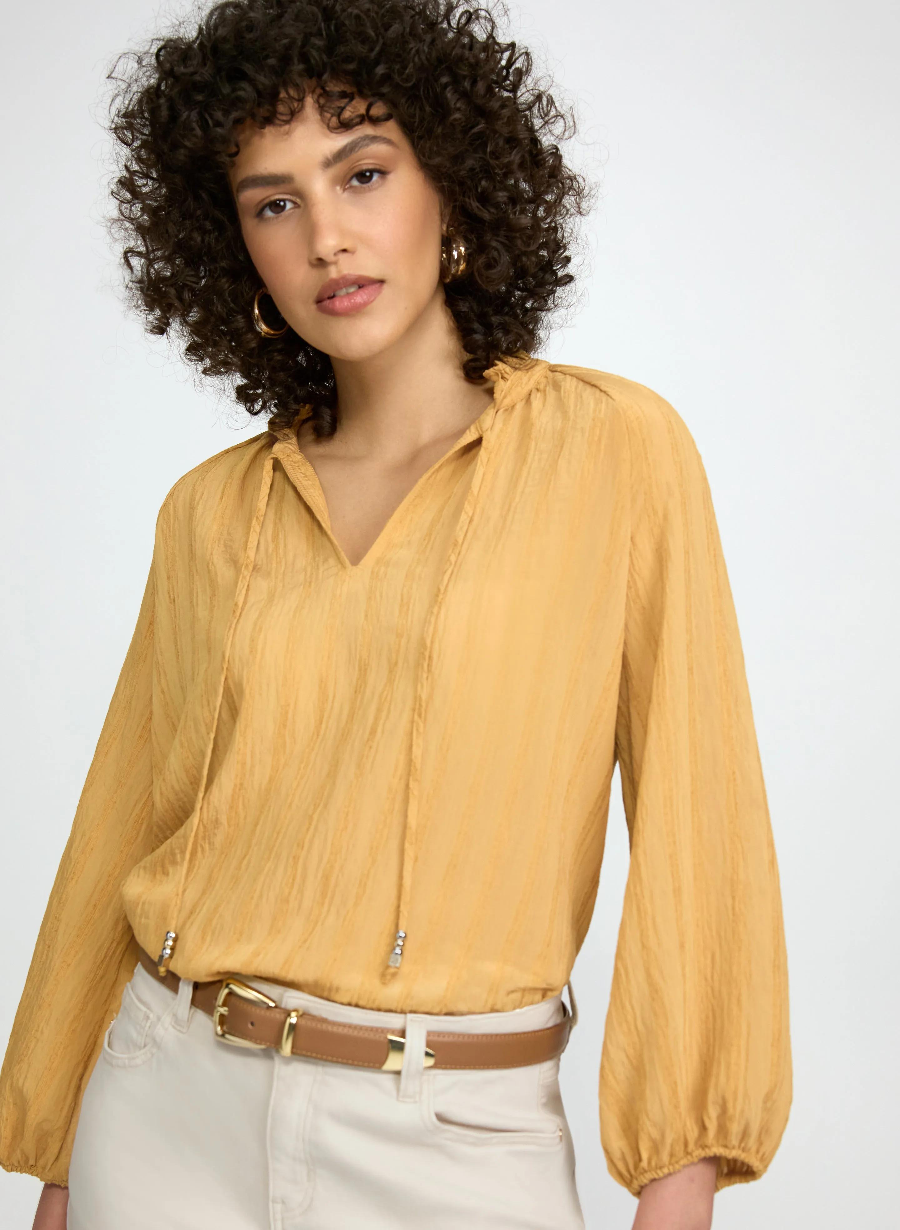 Laura Frilled Collar Blouse Laura Frilled Collar Blouse | Refined Everyday Style - Image 1